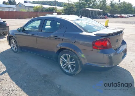 2014 Dodge Avenger Sxt z USA, uszkodzony, nr VIN 1C3CDZCB9EN237863